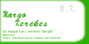 margo kerekes business card